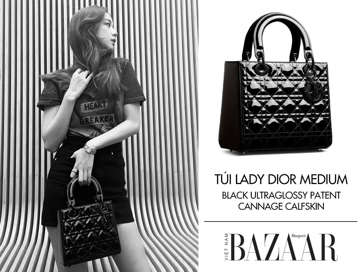 JISOO BLACKPINK BIẾN TÚI LADY DIOR THÀNH ITEM PUNK ROCK